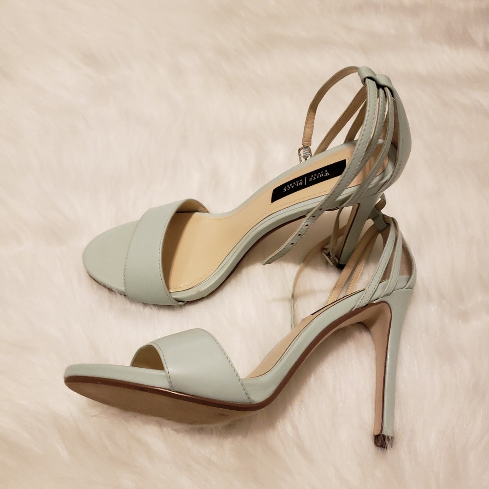 WHBM Rylee Heel in Mint Seafoam Sz. 7.5